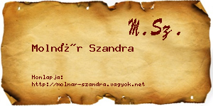 Molnár Szandra névjegykártya